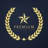 Premium collection badge design vector